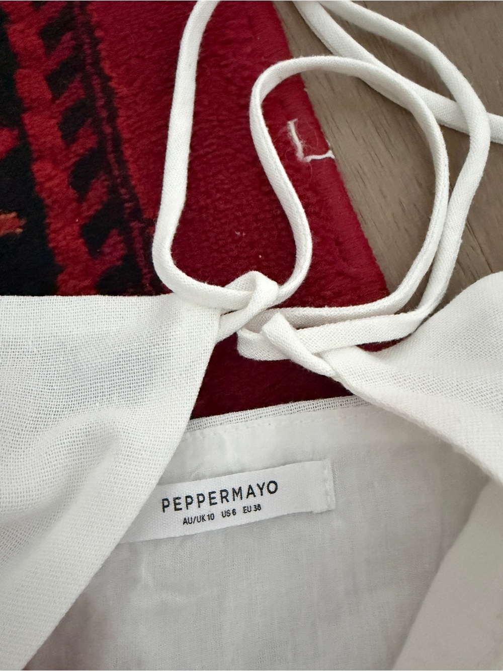 Peppermayo White Mini Dress Linen - Picture 2 of 4